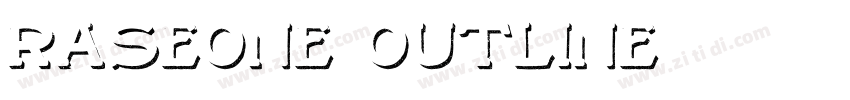 RaseOne Outline字体转换